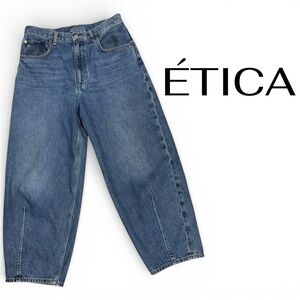 ÉTICA Iris High Waist Relaxed Tapered Barrel Leg Relaxed Crop Jeans Size 29